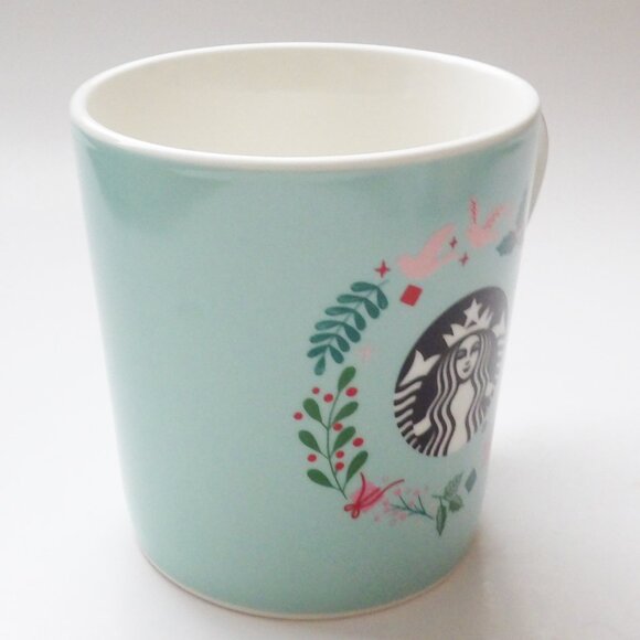 Starbucks 2019 Holiday Wreath Coffee Mug 18 Oz - Picture 7 of 8